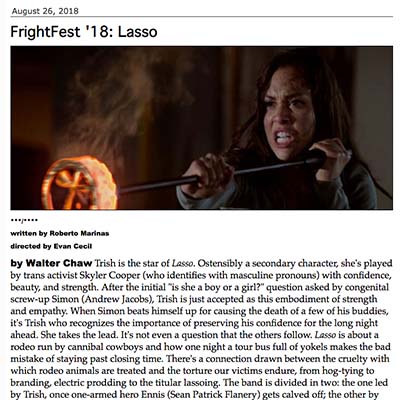 FrightFest '18: Lasso